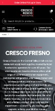 Cresco Resco Fresno location page on mobile